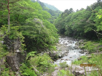 高瀬川渓谷