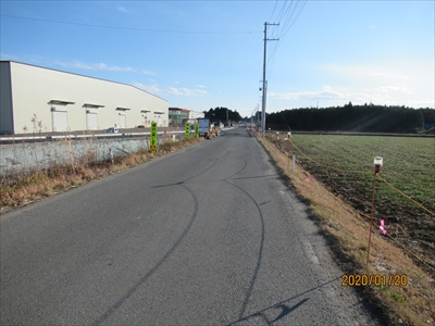 下繁岡地区　道路竣工